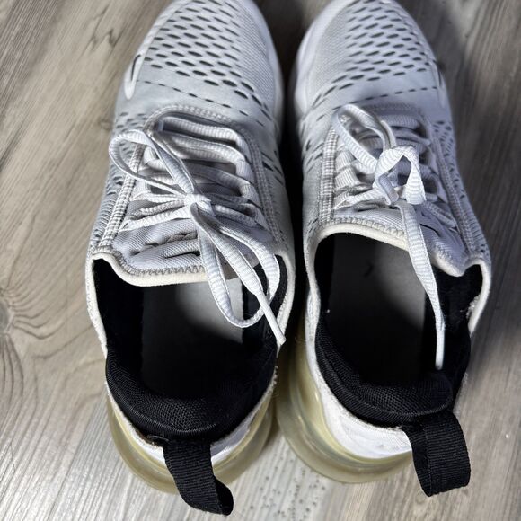 Nike Air Max 270 Low White And Black Womens Size 9 - Picture 8 of 16